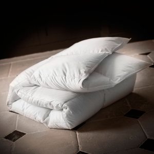 couette en plume pressing